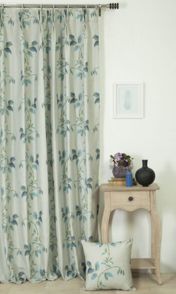 Floral Printed Custom Fake Shades For Dining Room