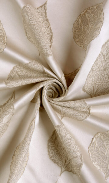 Beige Extra Long Custom Curtain