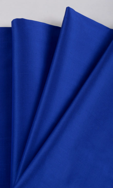 'Zaffiro' Shantung Silk Custom Drapes (Sapphire Blue)