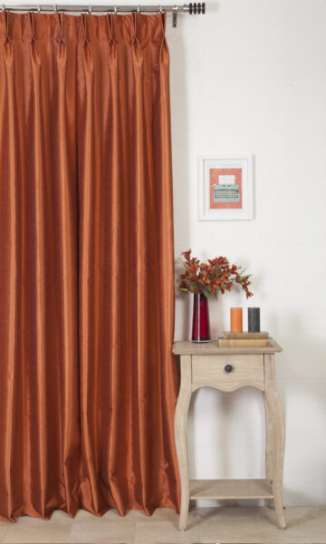 Silk Extra Long Custom Curtains