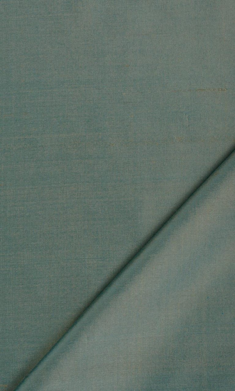 'Lagoa' Shantung Silk Custom Curtains (Turquoise Blue)