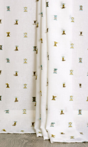 Floral Sheer Extra Long Drapes