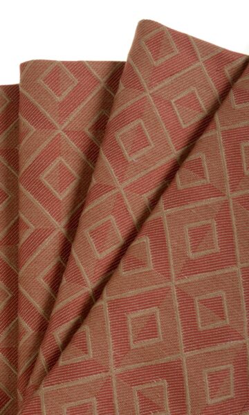 Orange Geometric Extra Long Custom Drapes