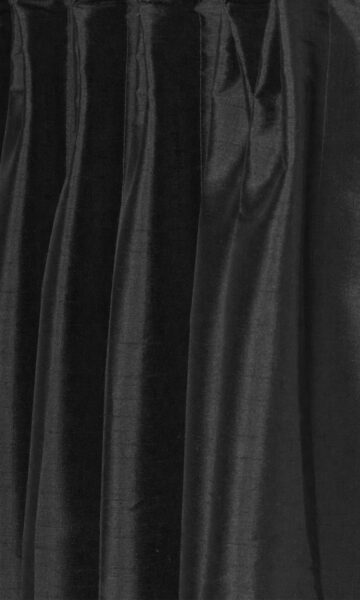 Black Silk Custom Fake Shades For Dining Room