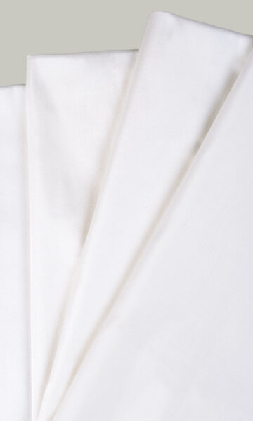 White Silk Custom Drapes For Living Room