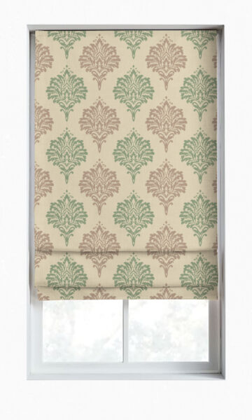Printed Custom Roman Blinds For Bedroom