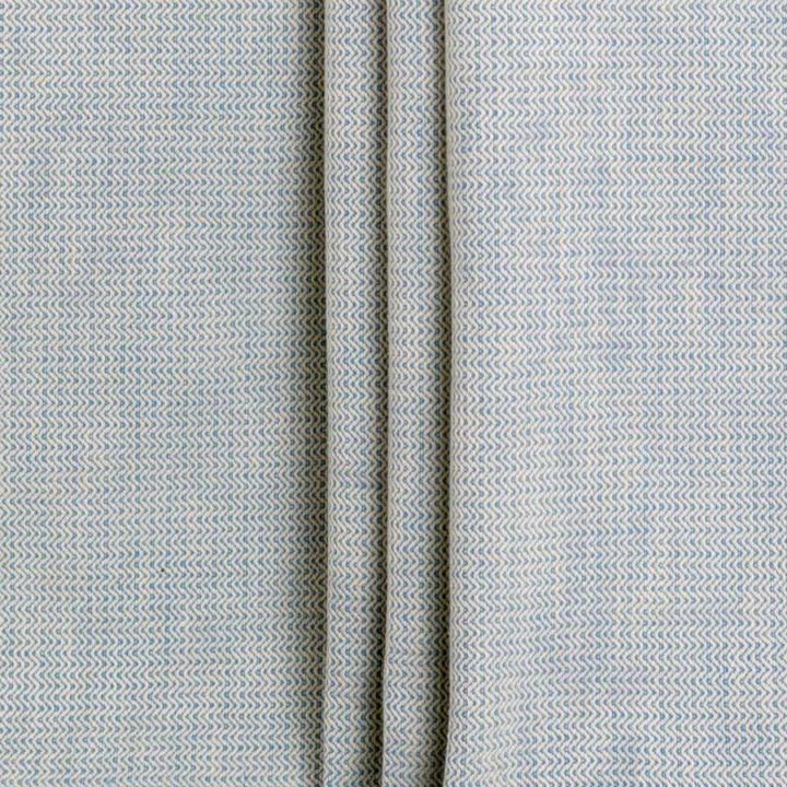 &#8216;Regan Sky&#8217; Textured Made-to-Measure Roman Shades (Blue)
