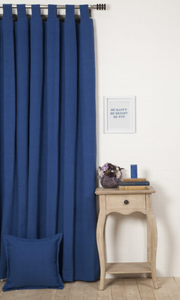 Blue Custom Drapes For Bed Room