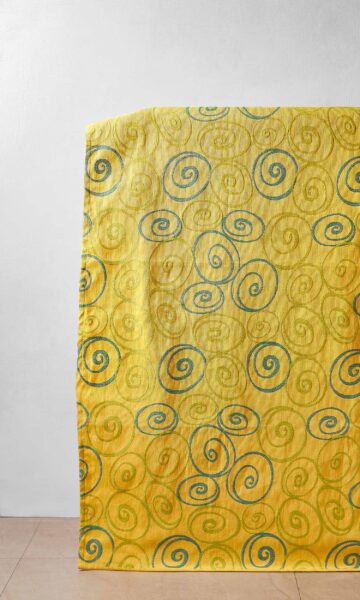 Yellow Custom Roman Blinds For Living Room