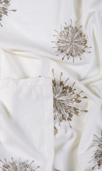 White Custom Extra Wide Drapes