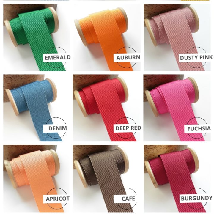 Grosgrain Ribbon Trim for Drapes &#038; Curtains (48 Colors)