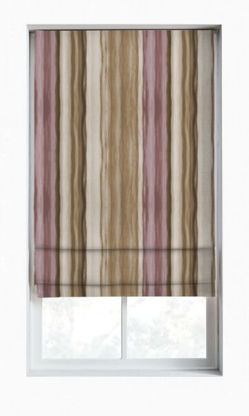 Abstract Custom Roman Blinds For Living Room