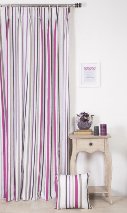 'Rose and Sand' Made to Measure Curtains (Pink/ Beige)