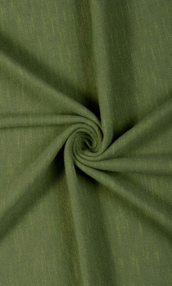 Green Cotton Living Room Custom Drapes