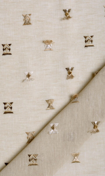 Affordable Beige Embroidery Roman Shades