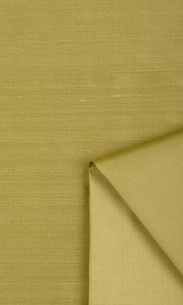 'Salsao' Shantung Silk Bespoke Fabric Blinds (Warm Green) - Image 6