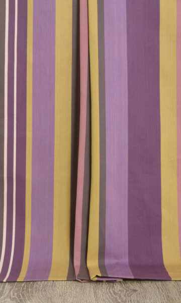 Striped Roman Shades