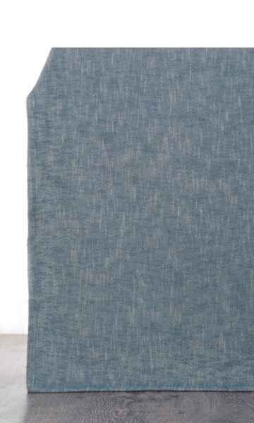 Navy Blue Cotton Wide Custom Curtains