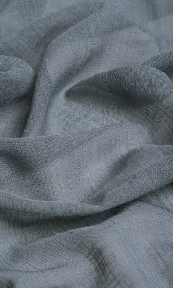'Grey Spell' Linen Textured Sheer Window Curtains (Grey)