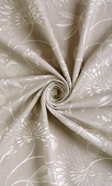 Grey Sheer Custom Drapes For Dining Room