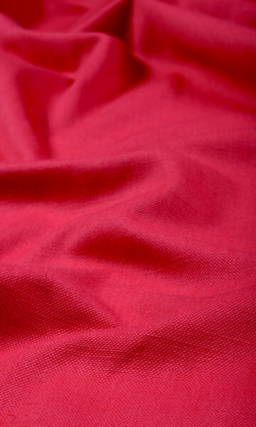 Red Cotton Custom Fake Roman Shade
