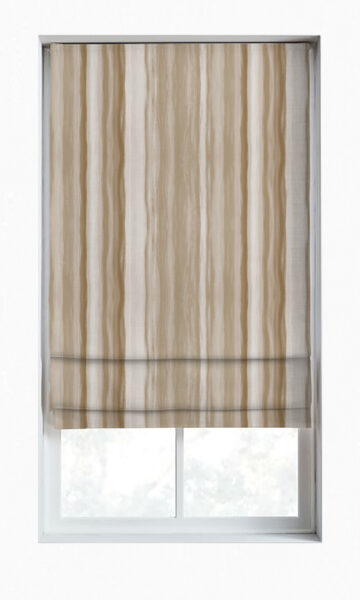 Abstract Custom Roman Blinds For Living Room