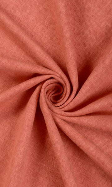 Orange Cotton Fake Roman Shade
