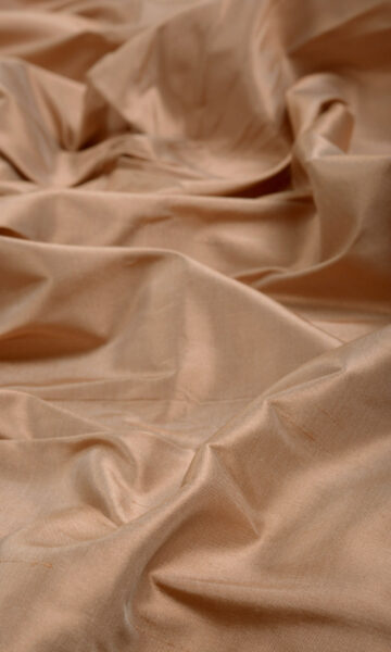 'Cork' Shantung Silk Custom Size Roman Shades (Peach/ Salmon) - Image 4