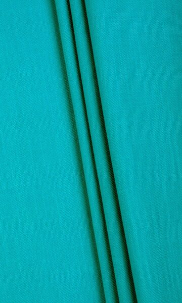 Blue Cotton Custom Drapes