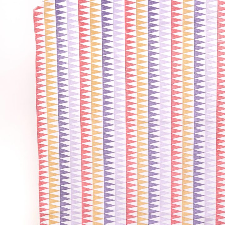 &#8216;Stripe Three&#8217; Custom Blinds (Candy Pink/ Periwinkle Purple)