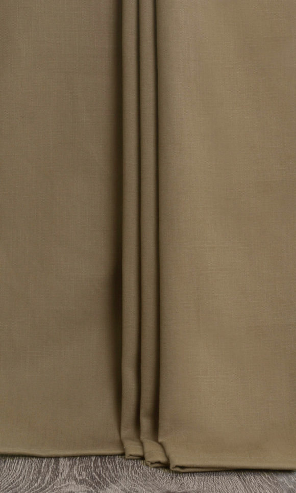 'Bruin' Poly-Cotton Custom Size Window Drapery (Brown)