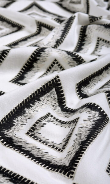 Black & White Custom Curtains For Bedroom