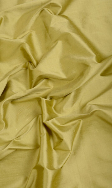 'Salsao' Shantung Silk Bespoke Fabric Blinds (Warm Green) - Image 5
