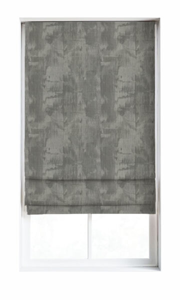 Grey Custom Roman Shades