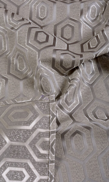 Grey Piped Edges Cushion Cover