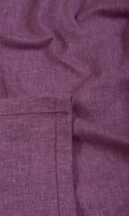 'Texted Viola' Custom Size Window Curtains (Lilac Purple)