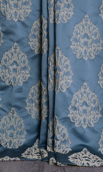 Floral Extra Long Custom Curtain