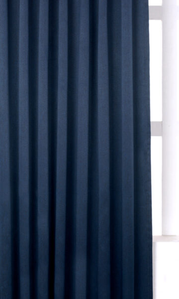 Blue Wide Custom Curtains