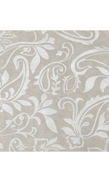 Brown Floral Printed Custom Drapes For Dining Room