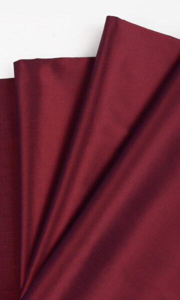 'Skuqem' Shantung Silk Made-to-Measure Roman Blinds (Crimson Red) - Image 3