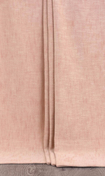 Pink Cotton Custom Drapes For Dining Room