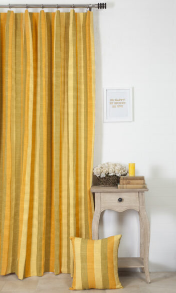 Yellow Extra Long Custom Curtains