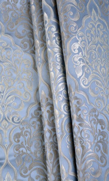 Damask Extra Long Custom Curtain