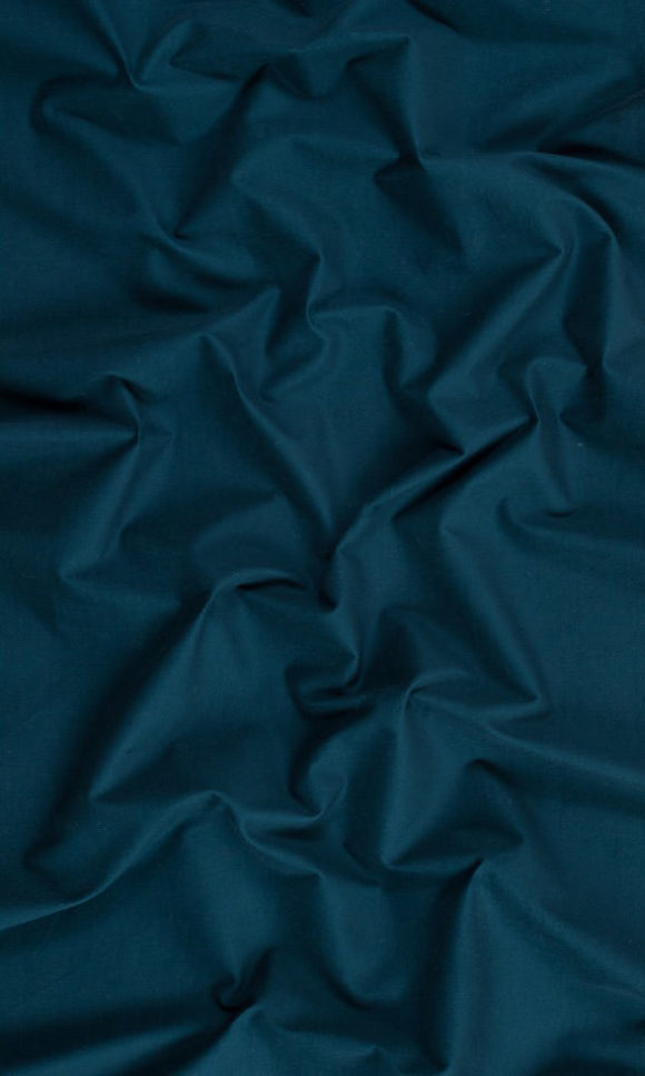 Plain Cotton Fabric Sample/ Swatch I Prussian Blue