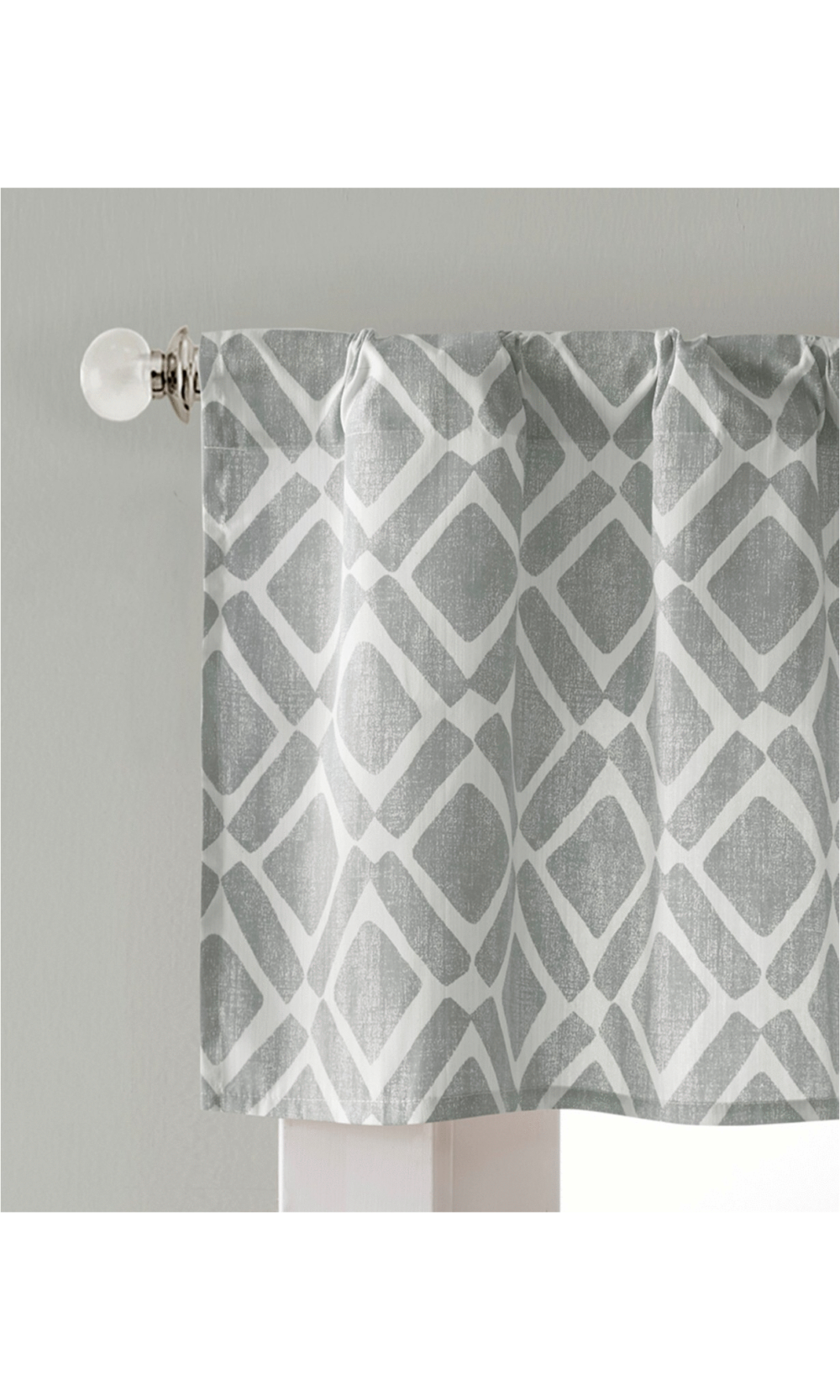 Custom Pole Mounted Rod Pocket Valance I Spiffy Spools