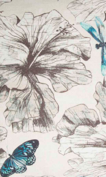 Floral Printed Custom Drapes For Bedroom