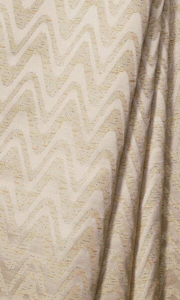White & Beige Custom Valance