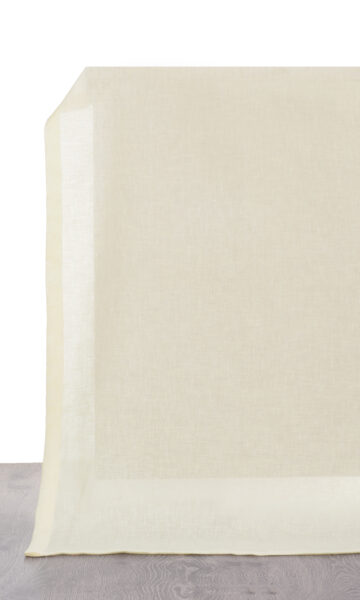 Beige Custom Curtains & Roman Shades