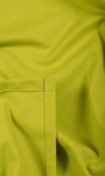 Green Plain Custom Drapery For Dining Room