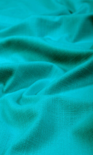 Blue Cotton Custom Fake Roman Shade